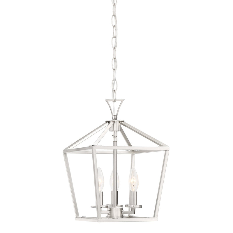 Savoy House 3-420-3-SN Three Light Pendant, Satin Nickel
