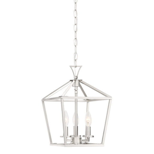 Savoy House 3-420-3-SN Three Light Pendant, Satin Nickel