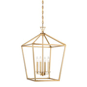 Savoy House 3-421-4-322 Four Light Pendant, Warm Brass