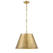 Savoy House 7-231-1-322 One Light Pendant, Warm Brass