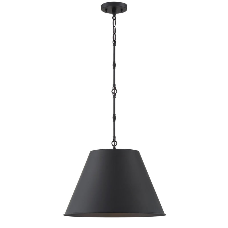 Savoy House 7-231-1-89 One Light Pendant, Matte Black