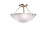 Kichler 3122NI Cove Molding Top Glass Three Light Semi Flush Mount, Brushed Nickel Main Image.jpg