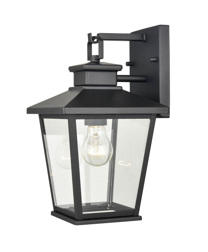 Millennium 4711-PBK Bellmon One Light Outdoor Hanging Lantern, Powder Coat Black Main Image.jpg