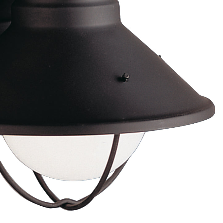 Kichler 9021BK One Light Outdoor Wall Mount, Black (2)