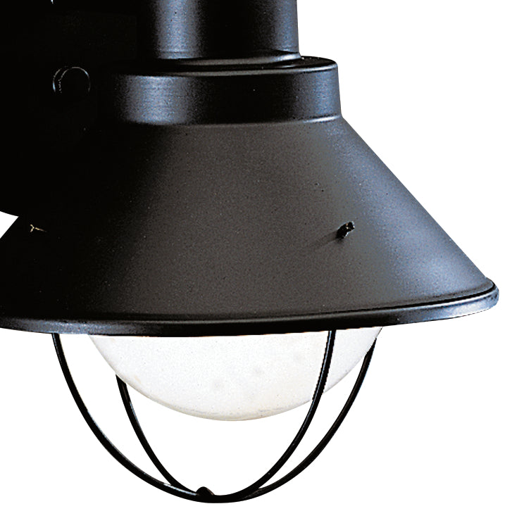 Kichler 9022BK One Light Outdoor Wall Mount, Black (2)
