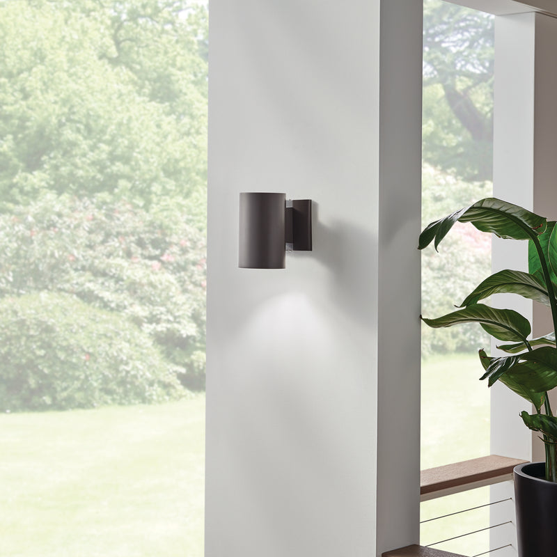 Kichler 9234AZ One Light Outdoor Wall Mount, Architectural Bronze (3)