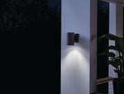 Kichler 9234AZ One Light Outdoor Wall Mount, Architectural Bronze (4)