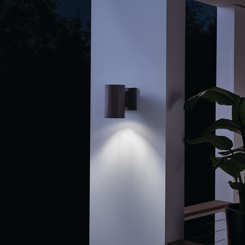 Kichler 9234AZ One Light Outdoor Wall Mount, Architectural Bronze (5)