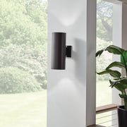 Kichler 9246AZ Two Light Outdoor Wall Mount, Architectural Bronze (3)