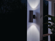 Kichler 9246AZ Two Light Outdoor Wall Mount, Architectural Bronze (4)
