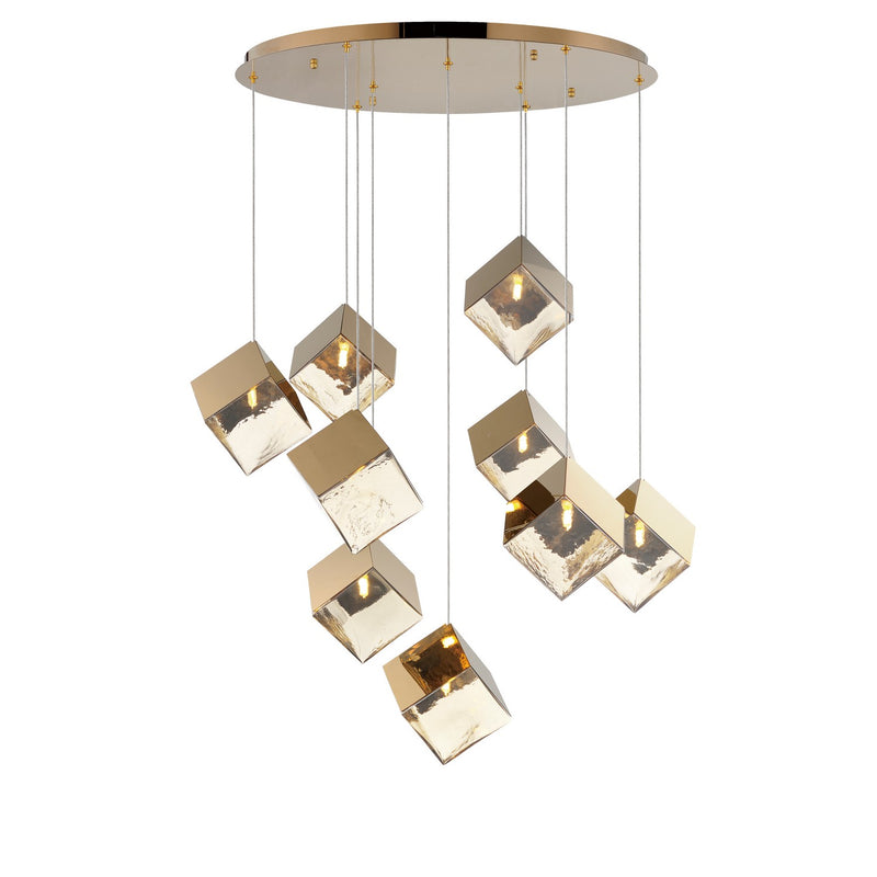 ET2 E24689-26FG Ice Cube LED Pendant, French Gold Main Image.jpg
