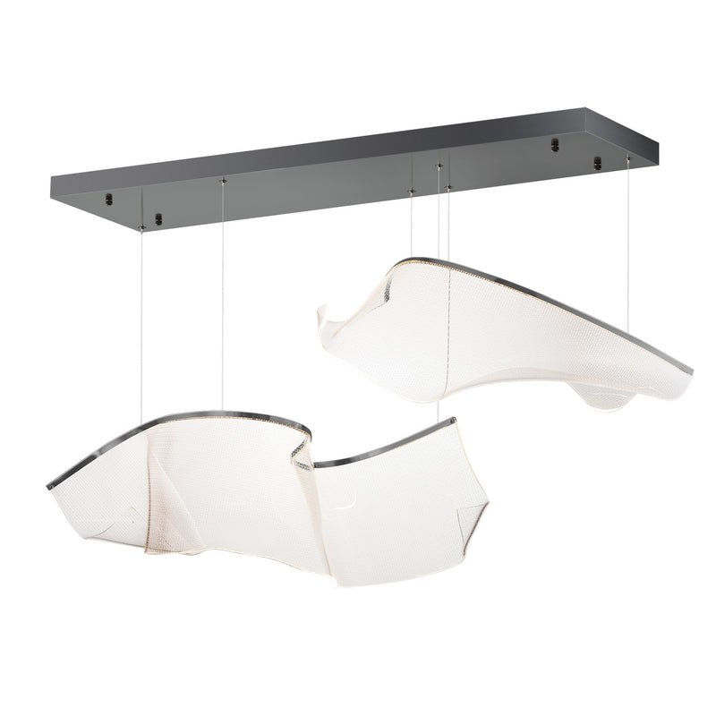ET2 E24882-133BGM Rinkle LED Pendant, Brushed Gunmetal Main Image.jpg