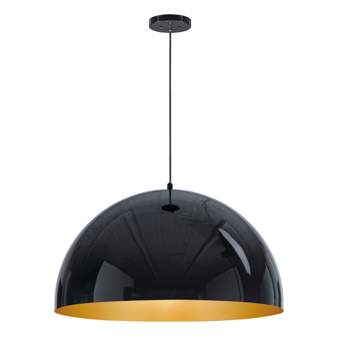 ET2 E24906-GBGLD Hemisphere LED Pendant, Gloss Black / Gold Main Image.jpg