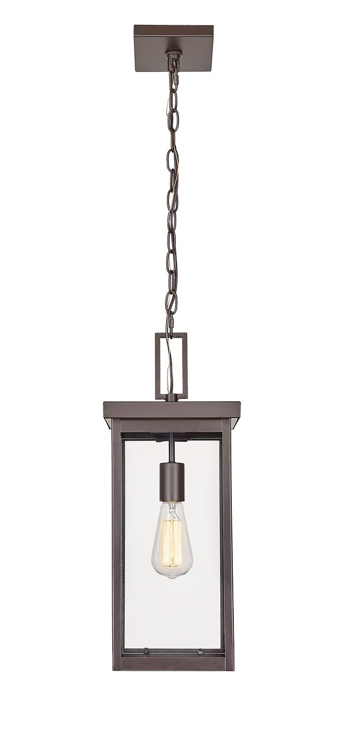 Millennium 42607-PBZ Barkeley One Light Outdoor Hanging Lantern, Powder Coated Bronze Main Image.jpg