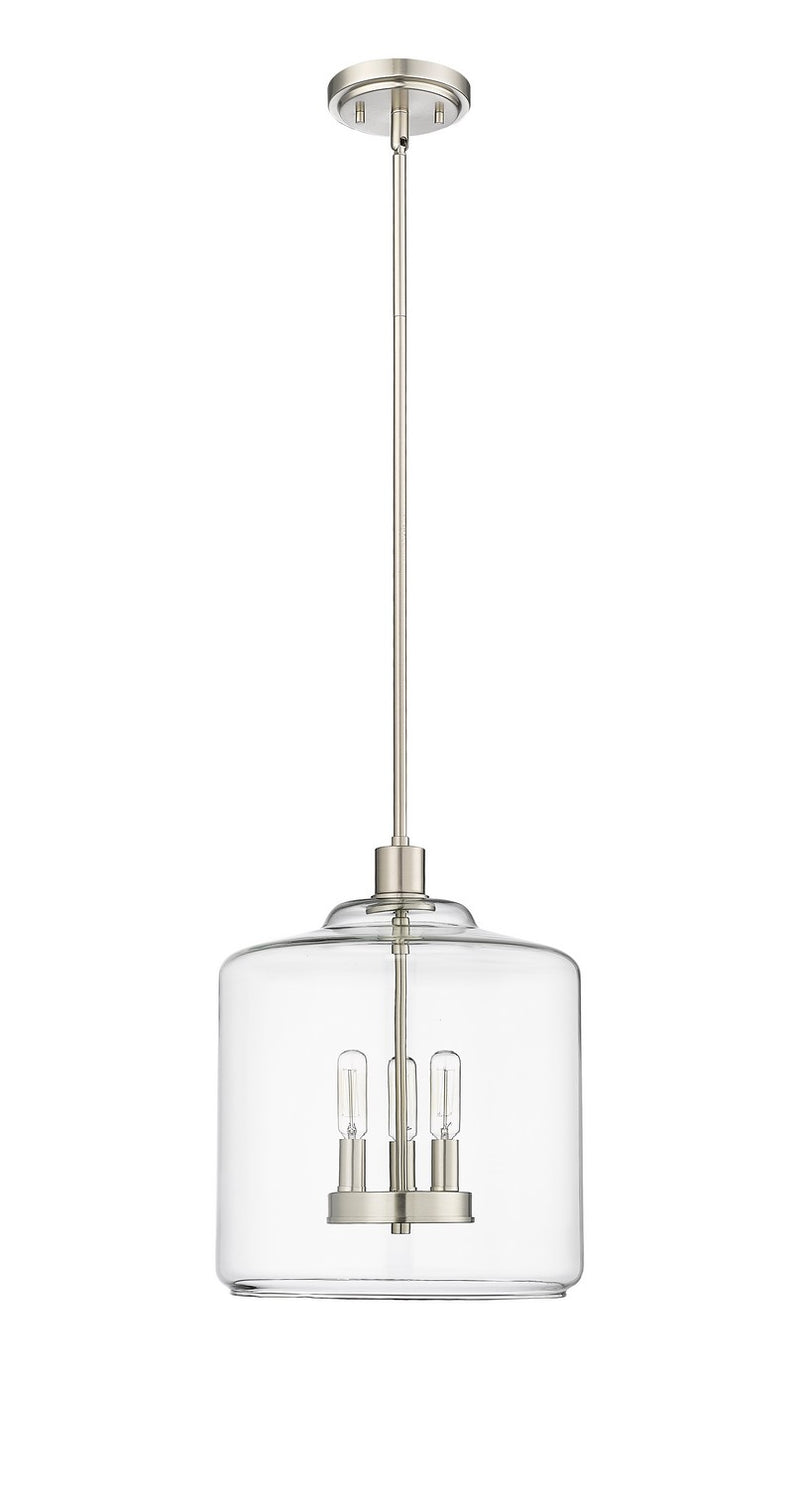 Millennium 46933-BN Asheville Three Light Pendant, Brushed Nickel Main Image.jpg
