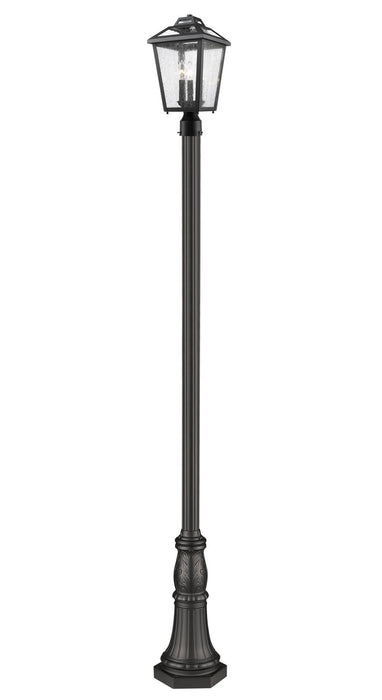 Z-Lite 539PHMR-518P-BK Bayland Three Light Outdoor Post Mount, Black Main Image.jpg