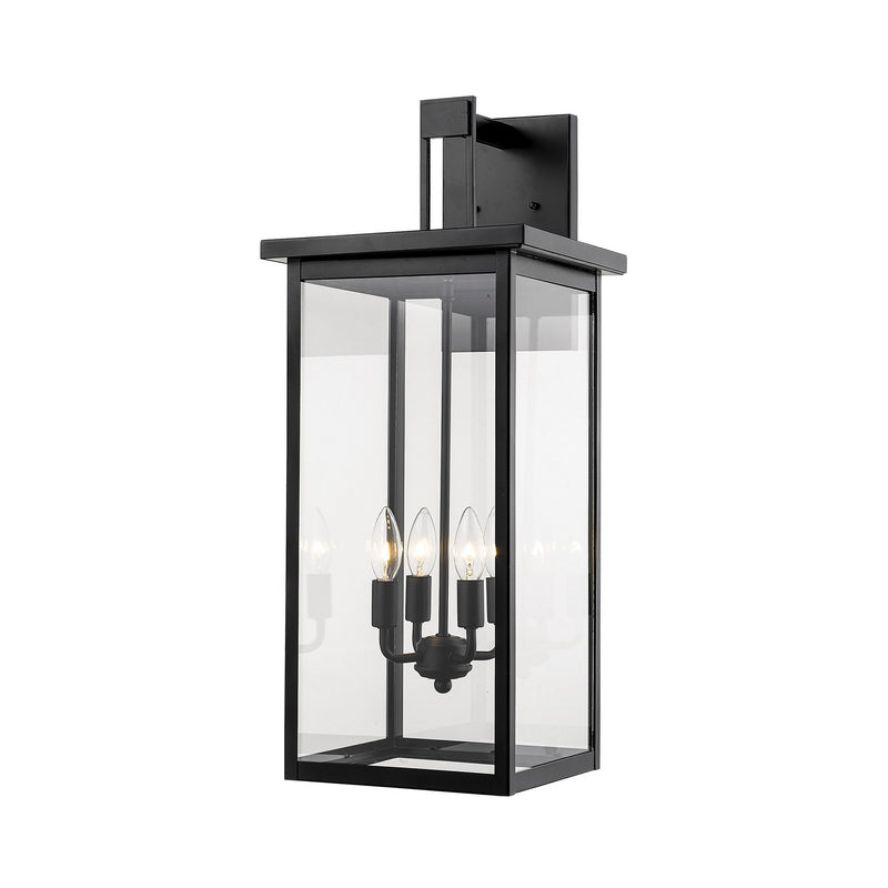 Millennium 2603-PBK Barkeley Four Light Outdoor Wall Sconce, Powder Coated Black Main Image.jpg