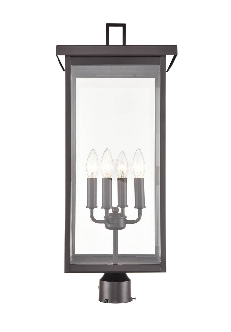 Millennium 2604-PBZ Barkeley Four Light Outdoor Post Lantern, Powder Coated Bronze Main Image.jpg