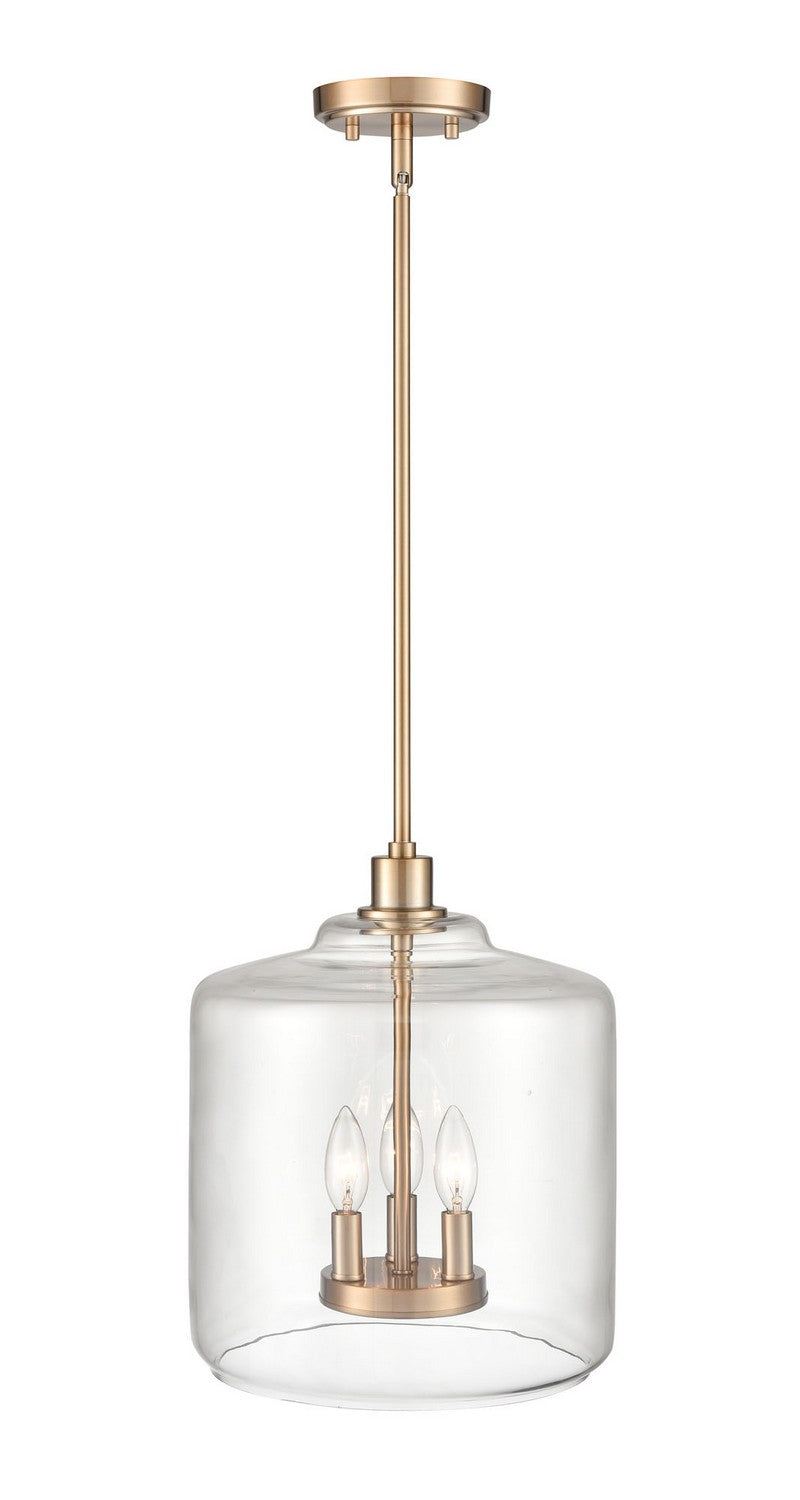Millennium 6933-MG Asheville Three Light Pendant, Modern Gold Main Image.jpg