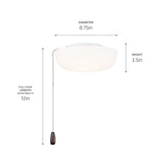 Kichler 380940 LED Fan Light Kit, White