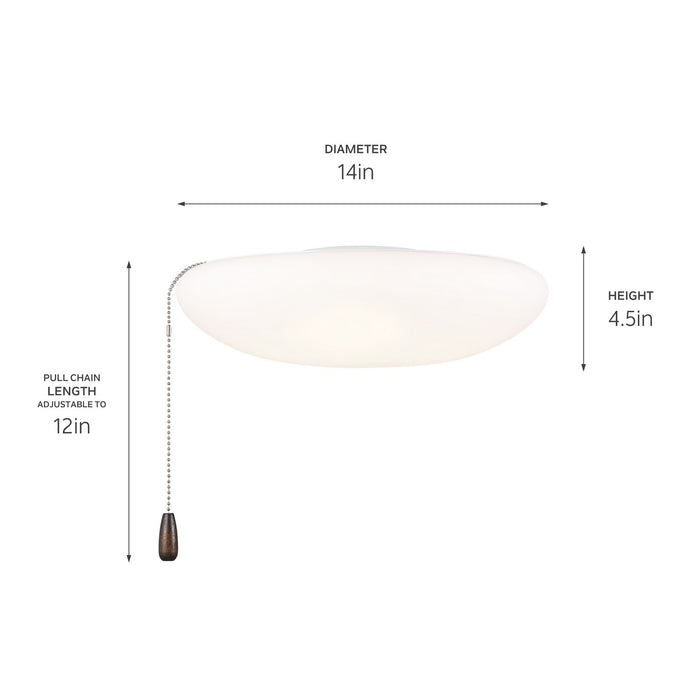 Kichler 380981 LED Fan Light Kit, White
