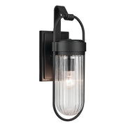 Kichler 59124BKT One Light Outdoor Wall Mount, Textured Black