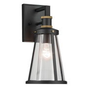 Kichler 59146BKT One Light Outdoor Wall Mount, Textured Black