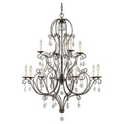 Generation Lighting F1938/8+4MBZ Chateau 12 Light Chandelier, Mocha Bronze Main Image.jpg