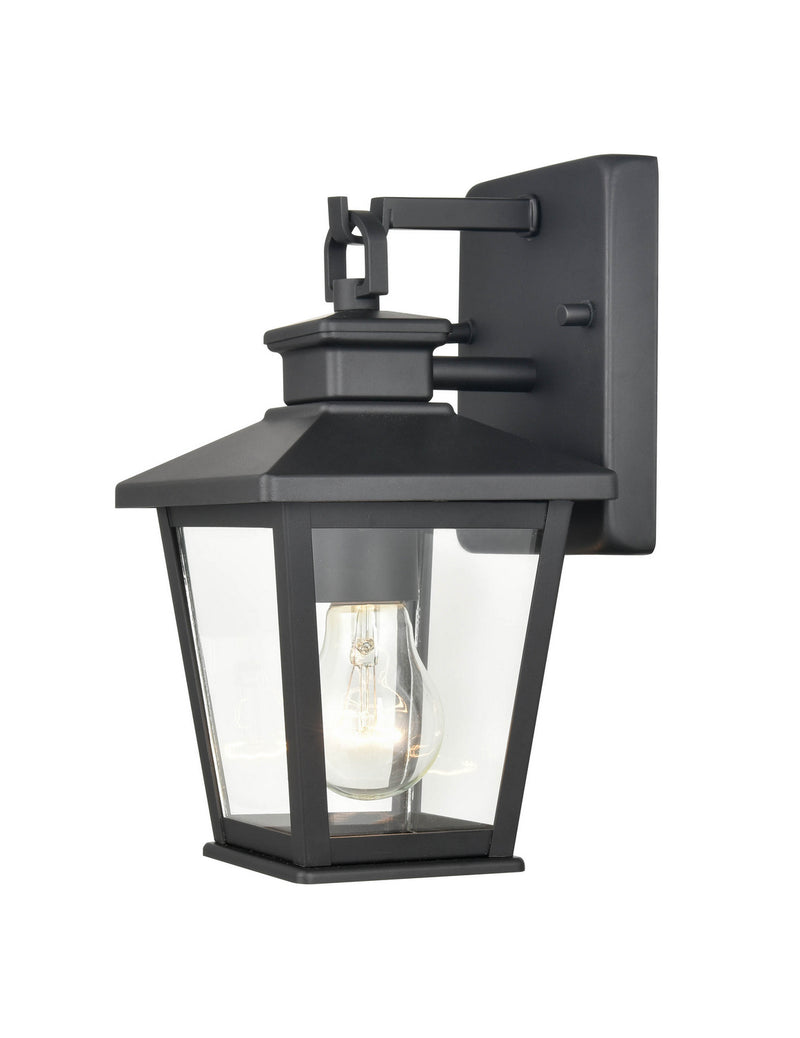 Millennium 4701-PBK Bellmon One Light Outdoor Hanging Lantern, Powder Coat Black Main Image.jpg