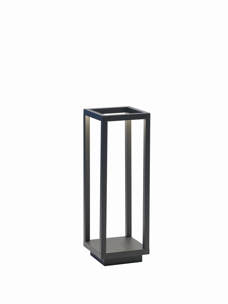 Zafferano LD0258N3 Home LED Table Lamp, Dark Grey Main Image.jpg