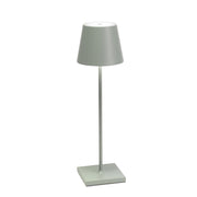Zafferano LD0340G4 Poldina Pro LED Table Lamp, Sage Main Image.jpg