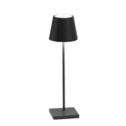 Zafferano LD0340N4 Poldina Pro LED Table Lamp, Dark grey Main Image.jpg