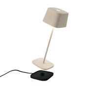 Zafferano LD0870S4 Ofelia LED Table Lamp, Sand Main Image.jpg