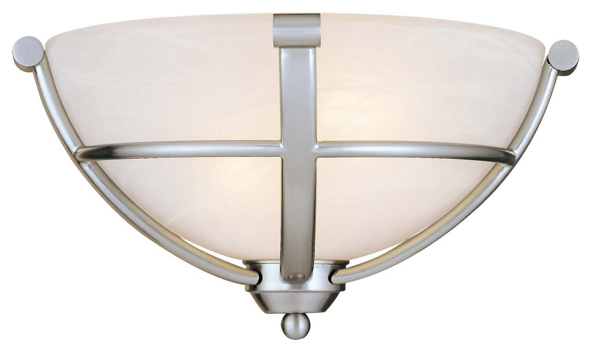 Minka-Lavery 1420-84 Paradox Two Light Wall Sconce, Brushed Nickel Main Image.jpg