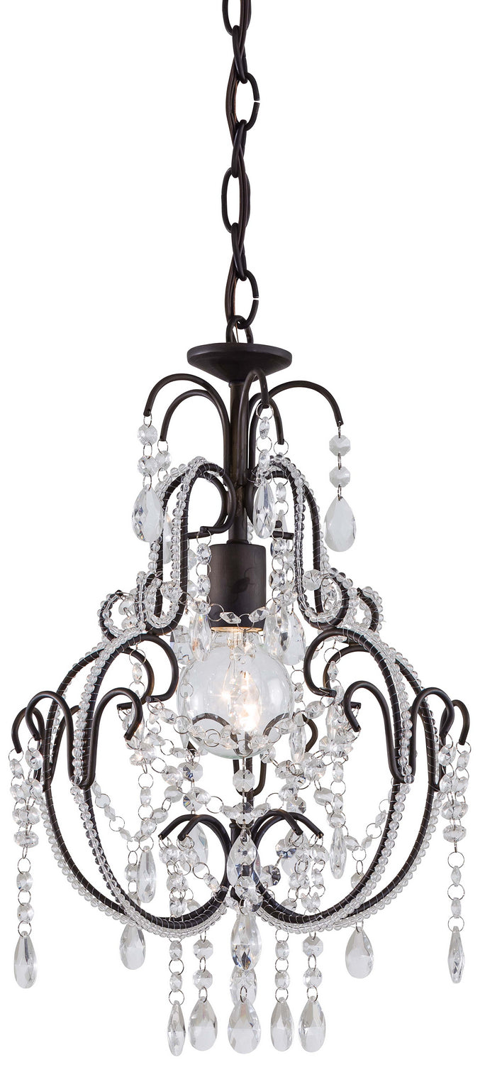 Minka-Lavery 3123-489 One Light Mini Chandelier, Taylor Bronze Main Image.jpg