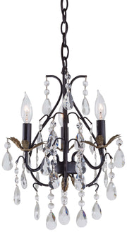 Minka-Lavery 3122-301 Three Light Mini Chandelier, Castlewood Walnutt W/ Silver Highlights Main Image.jpg