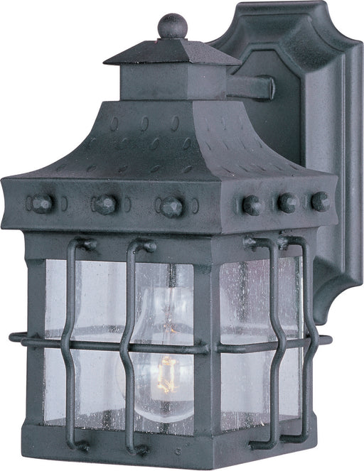 Maxim 30081CDCF Nantucket One Light Outdoor Wall Lantern, Country Forge Alternate Image.jpg