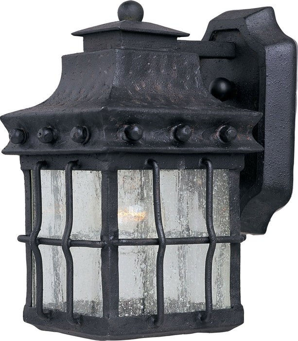 Maxim 30081CDCF Nantucket One Light Outdoor Wall Lantern, Country Forge Main Image.jpg