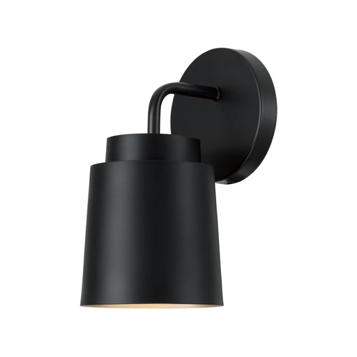 Capital Lighting AA1035MB One Light Wall Sconce, Matte Black