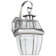 Generation Lighting 8067-965 Lancaster One Light Outdoor Wall Lantern, Antique Brushed Nickel Main Image.jpg