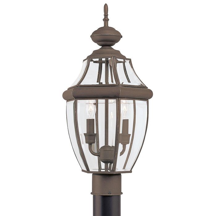 Generation Lighting 8229-71 Lancaster Two Light Outdoor Post Lantern, Antique Bronze Main Image.jpg