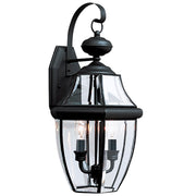 Generation Lighting 8039-12 Lancaster Two Light Outdoor Wall Lantern, Black Main Image.jpg