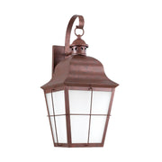Generation Lighting 8463D-44 Chatham One Light Outdoor Wall Lantern, Weathered Copper Main Image.jpg
