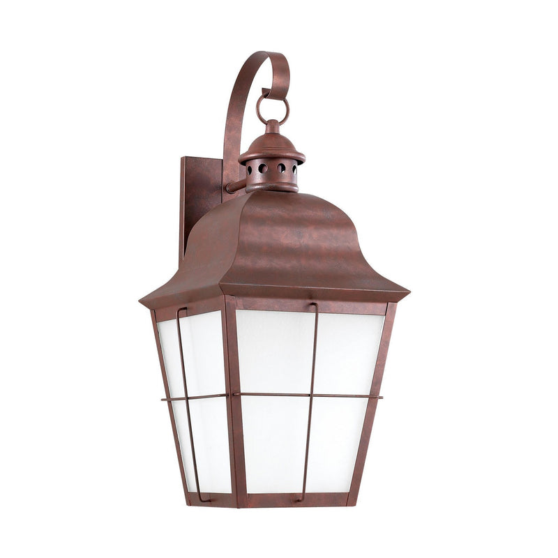 Generation Lighting 8463D-44 Chatham One Light Outdoor Wall Lantern, Weathered Copper Main Image.jpg