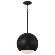 Capital Lighting 351611BI Dolby One Light Pendant, Black Iron Main Image.jpg