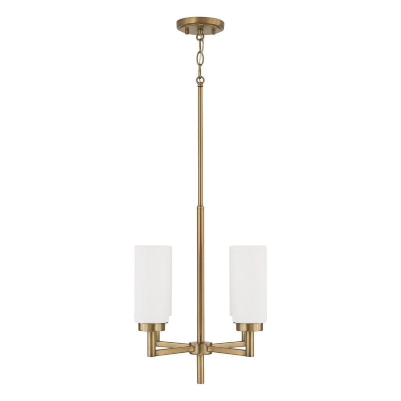 Capital Lighting 351741AD Alyssa Four Light Pendant, Aged Brass Main Image.jpg