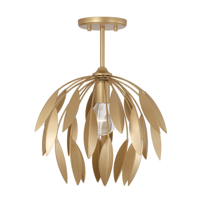 Capital Lighting 351811GF Margeaux One Light Pendant, Buffed Gold Main Image.jpg
