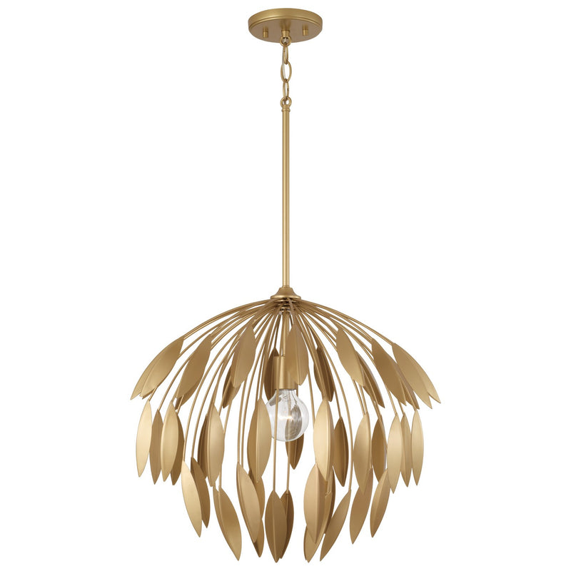 Capital Lighting 351812GF Margeaux One Light Pendant, Buffed Gold Main Image.jpg
