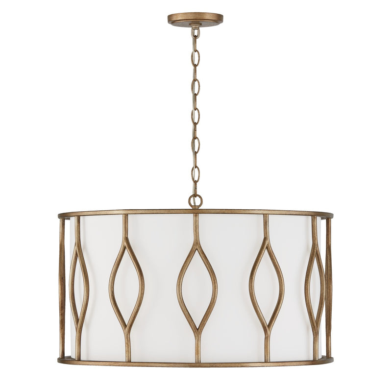 Capital Lighting 352541ML Cohen Four Light Pendant, Mystic Luster Main Image.jpg