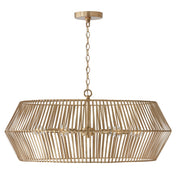 Capital Lighting 430361MA Kaiya Six Light Chandelier, Matte Brass Main Image.jpg